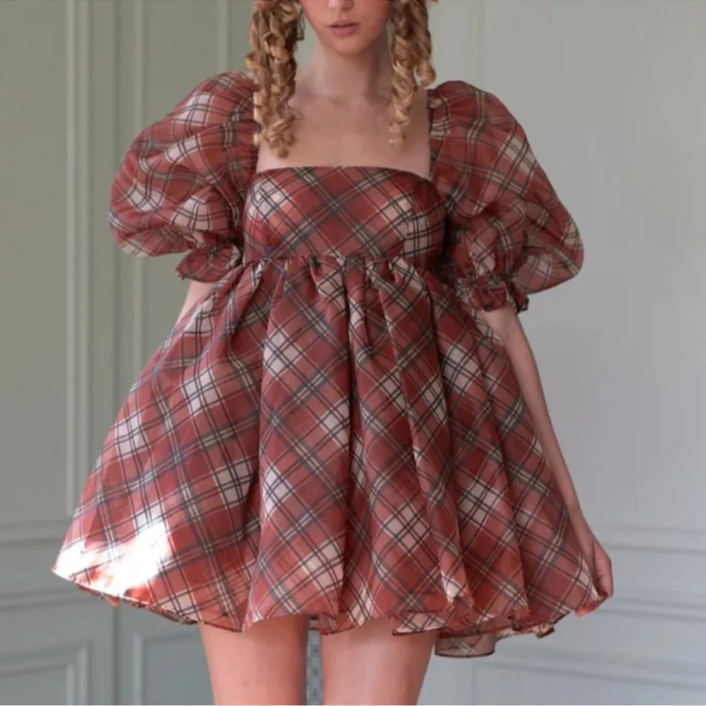 Selkie The Jane Eyre Puff Dress - Picture 1 of 9